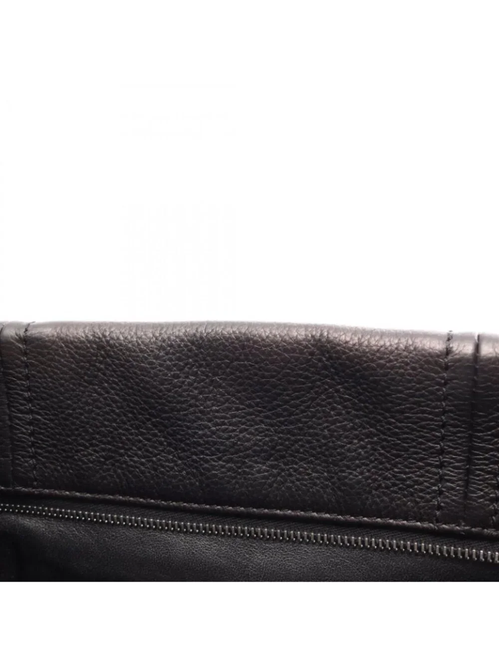Chanel Tote CC Logo Black Leather Chain